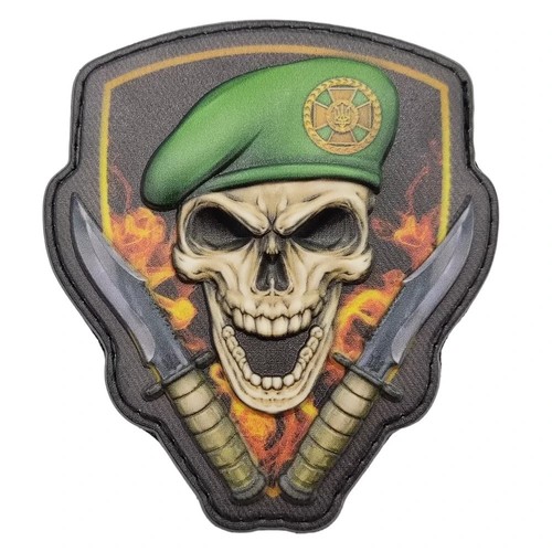 Patch chevron skull - in, beret