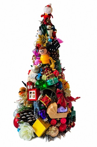 Retro christmas tree - retro,