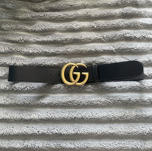 Leather gucci belt - gucci,