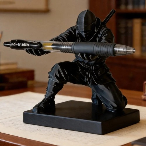Knight pen holder creative - holder,