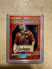 Panini PDC Premier League Darts 2025 Stephen Bunting Auto /25