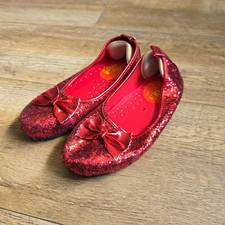 46n Ruby Wizard of Oz Deluxe Dorothy Red Slippers Girls L Halloween
