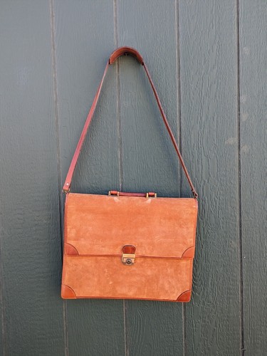 Vintage brown suede and - vintage,