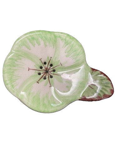 Vintage green flower - green, tea