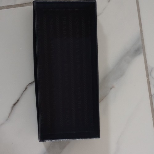 Black textured rectangle prada - black,