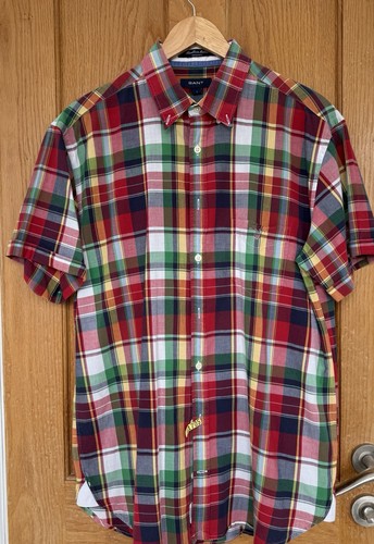 Gant men short sleeve check - men's,