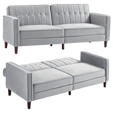 Homcom convertible sofa futon - sofa,