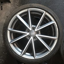 Audi A1 S Line 18” V Spoke Alloy Wheels Genuine With Tyres 8X0601025BP