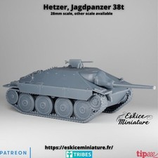 WWII German Hetzer Jagdpanzer 38t Tank Destroyer Various Scales Historical Warg
