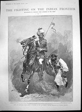 Antique Old Print Mohmand