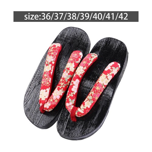 2pcs japanese wooden clogs - 2pcs,