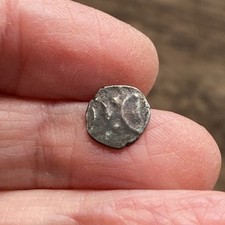 CELTIC BRITAIN. THE ICENI, ECEN, 10-43 A.D. SILVER  HALF UNIT. RARE.