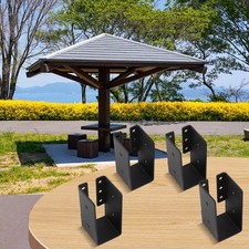 Beam Bracket Wood Hanger Black