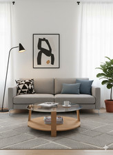 Natural Dexter Oak Effect Coffee Table by Next