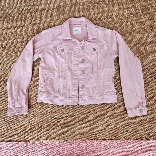 Next girls pink denim - denim, jacket