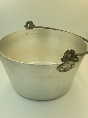 Vintage aluminium jam pan - jam,