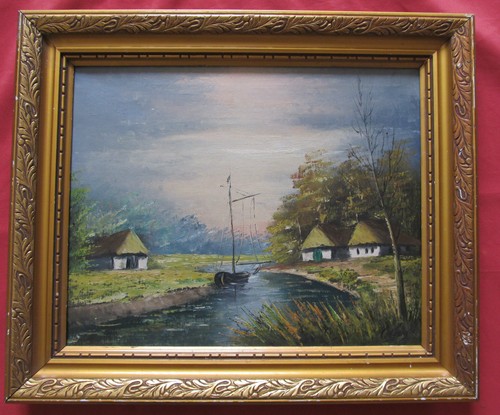 Beautiful 1960 oil barge - 1960, near