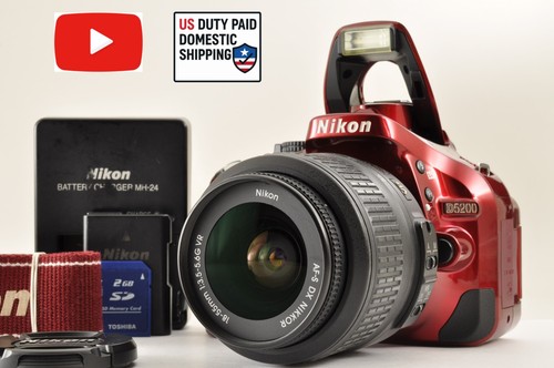 Mint nikon d5200 red - d5200,