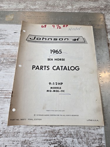 Vintage 1965 johnson seahorse - 1965,