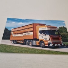 L E Jones Ltd International Scania R500 Livestock Truck/Lorry photo  6x4 