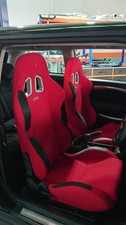 Mini R56, R57 or R58 Cooper/S 1.6 Red YAS Red Reclining Bucket Seats Package