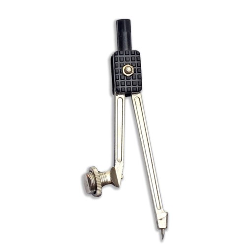 Metal compass pencil holder - metal,
