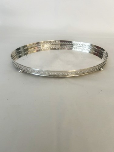 Vintage silver plated - vintage, oval