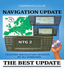 MERCEDES NAVIGATION MAP NTG2 V19 COMAND 2018 UK&EU NAVIGATION DISC A1698270600