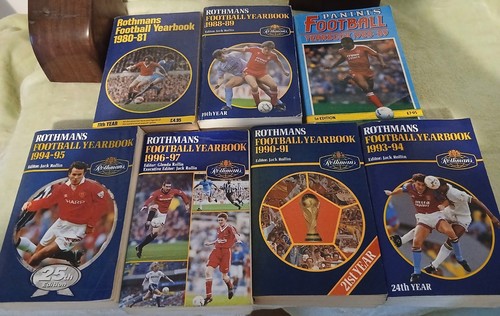 Rothmans football yearbooks - rothmans,