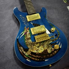 New Blue Dragon Pattern PRS