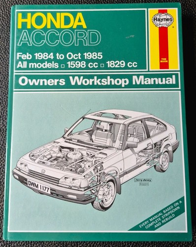 Honda accord haynes - accord, owners