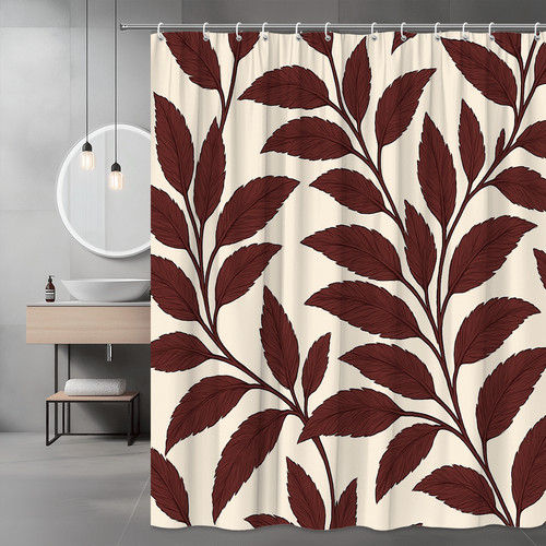 Elegant floral shower curtain - floral,