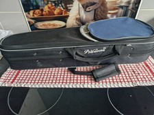 Primavera Shaped Violin Case Black/Blue ( 1/4 Size )