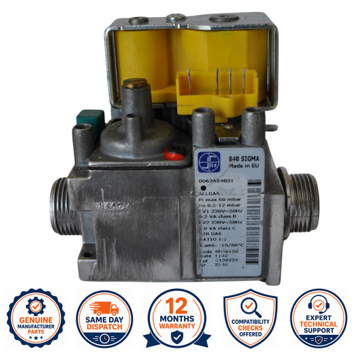 Genuine baxi ecoblue gas valve - baxi,