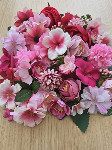 Artificial silk flower heads - artificial,