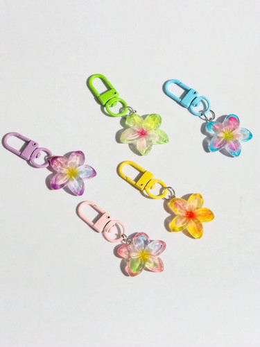 5pcs ombre resin jasmine - 5pcs,