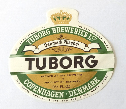 Tuborg denmark pilsener 9 - -,