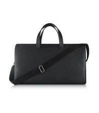 Aramis Faux Leather Black Holdall Weekend Travel Bag