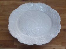 Vintage Italian Large Ceramic Turkey Platter