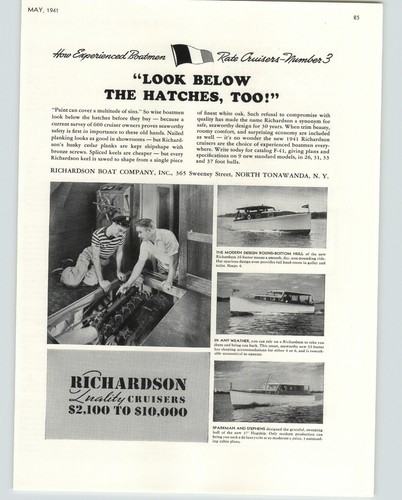 1941 paper richardson motor - 1941,