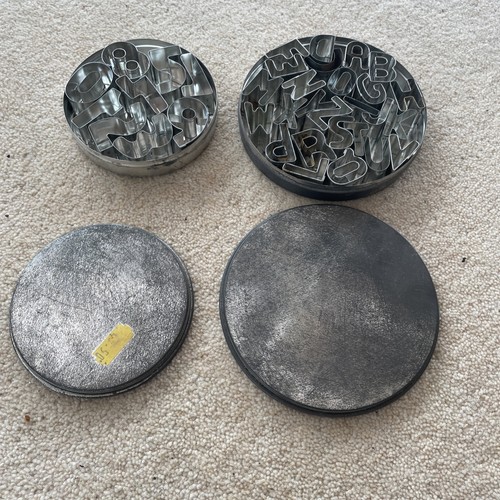 Vintage set metal cookie - vintage,