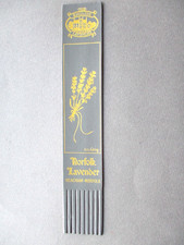 Norfolk Lavender Heacham Norfolk Leather BOOKMARK GREY Unused