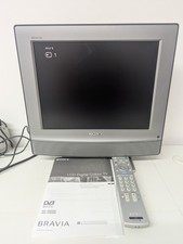 Sony Bravia KDL-15G2000 15" LCD TV Retro Gaming Original Remote + PSU All Tested