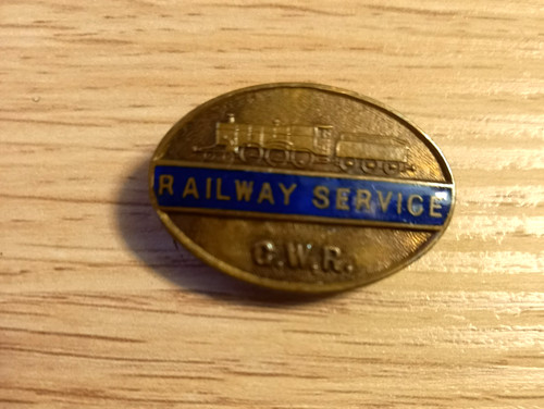 Railway service badge - badge, gwr
