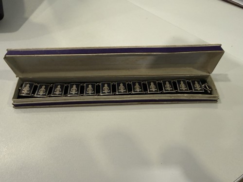 Siam sterling silver bracelet - sterling,