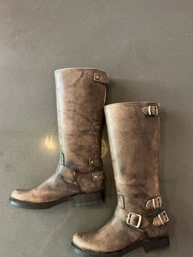 Frye tall boots distressed - boots,