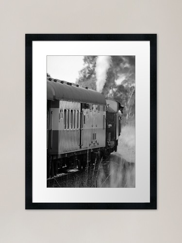 Down the track framed - framed, art