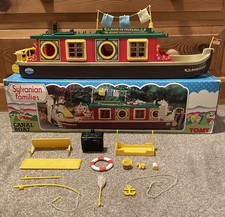 Sylvanian families canal boat - families,
