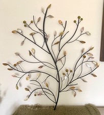 Metal Wall Art, Tree branches, Leaves and Berries