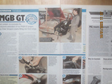 MG RV8 launch & MGB T16 Turbo Reports, MGB Guide, MGB MGC & MGB V8 etc. cuttings